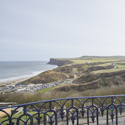 Enjoy the unbeatable views of Saltburn's cliffs