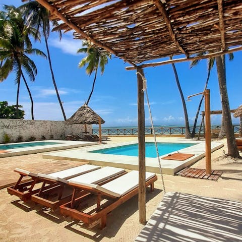 Unwind with a dip in your private pool before lunch