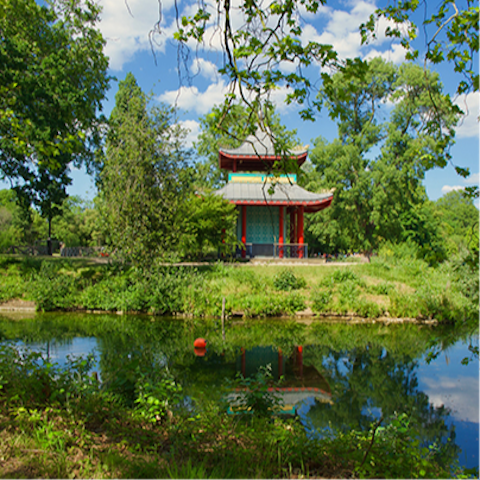 Enjoy a peaceful stroll through Victoria Park, ten minutes away on foot