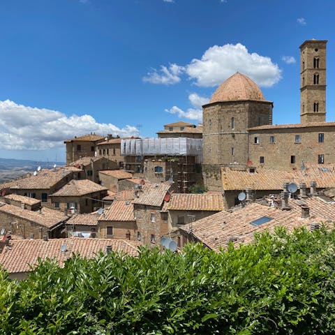 Spend a day seeing the sights of Volterra – it's within easy driving distance