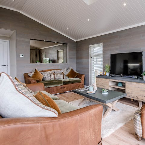 Kick back and relax on the sumptuous sofas