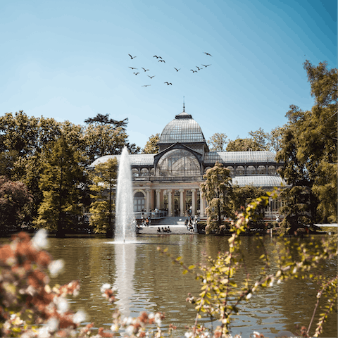 Take a picnic to El Retiro Park, thirteen minutes away on foot