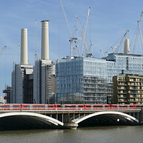 Dine out in style at nearby Battersea Power Station