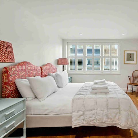 Bank a good night's kip in the peaceful bedroom