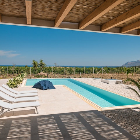 Stat your day with a swim in the picturesque pool