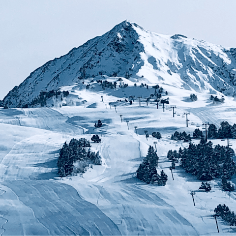 Make your way to the piste or explore this spectacular region on foot