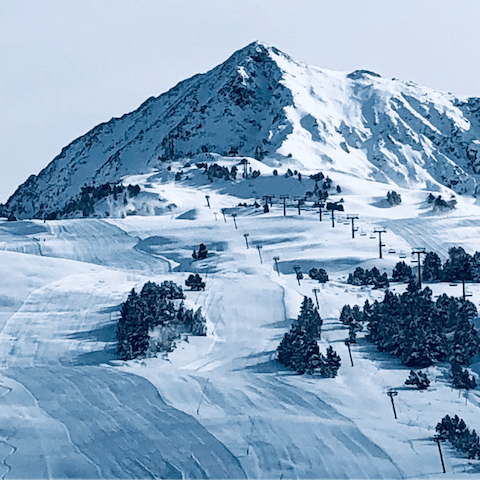 Make your way to the piste or explore this spectacular region on foot