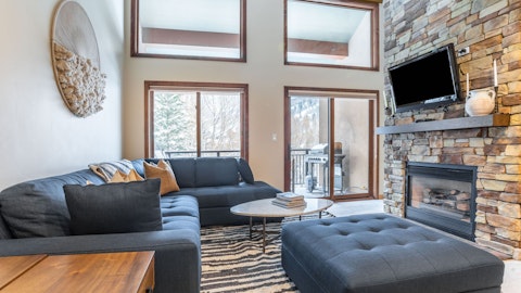 End the day with cosy gatherings by the fire in the living room