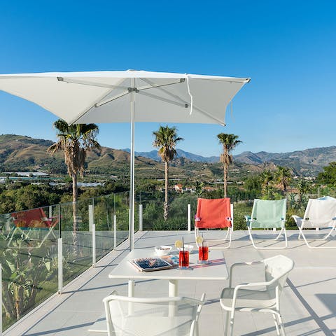 Wake up to spectacular views and enjoy a wonderful sense of relaxation from the balcony