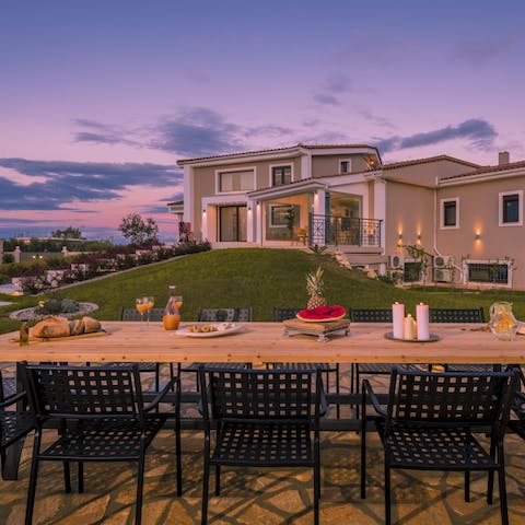 Let a private chef wow you with local dishes while you sit back and relax around the outdoor dining table