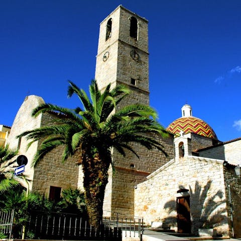 Stroll around vibrant Viale Aldo Moro
