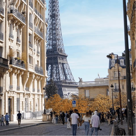 Enjoy the convenient location close to iconic Paris landmarks