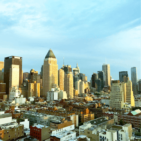 Stay in Hells Kitchen, steps from trendy restaurants and bars