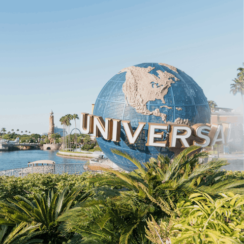 Feel the excitement of Orlando's many theme parks, just a quick drive away
