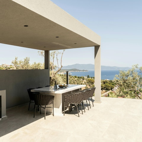 Light up the barbecue for sunset meals alfresco