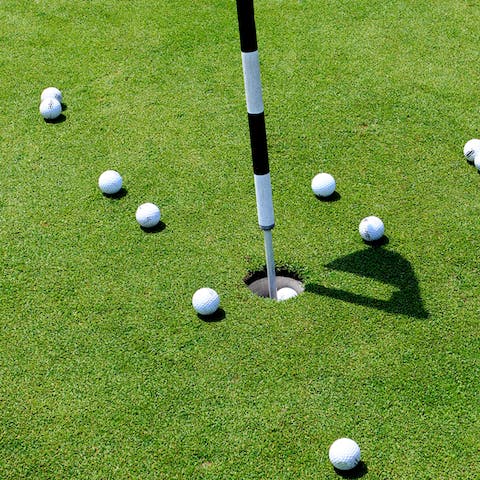 Play a round at a variety of nearby golf courses nearby
