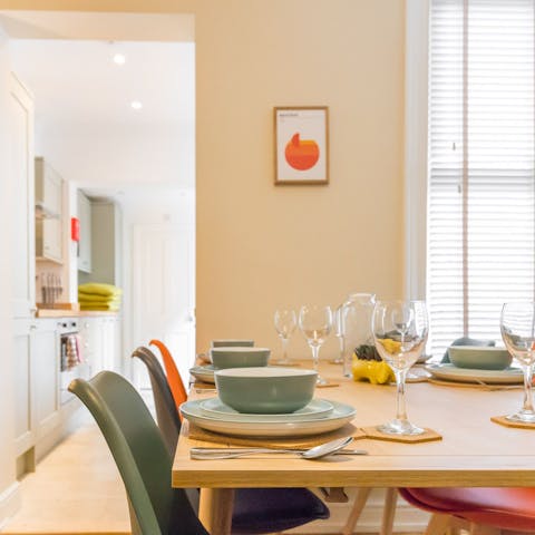 Make the most of the dining room and gather everyone together for a meal