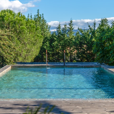 Send the afternoon swimming in the private pool