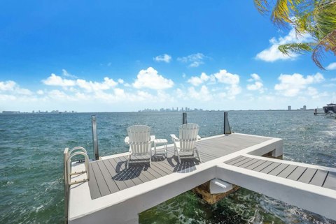 Enjoy direct access to the bay from this waterfront home