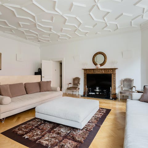 Relax and unwind in your elegant surroundings after a day exploring the city