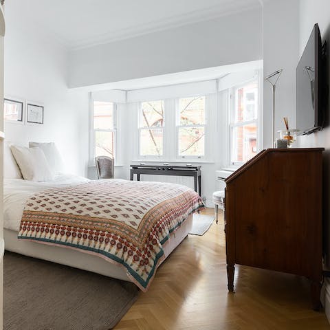 Enjoy a restful night's sleep in the comfortable bedrooms