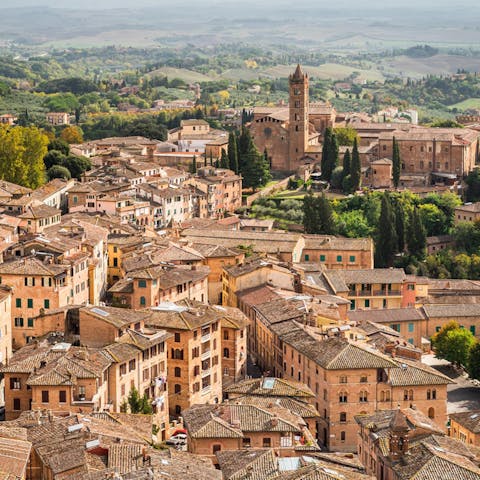 Explore Tuscany, including nearby San Gimignano