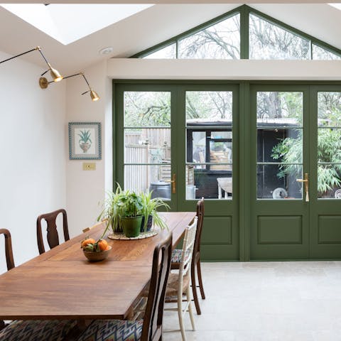 Savour the comfort of home while dining in the kitchen