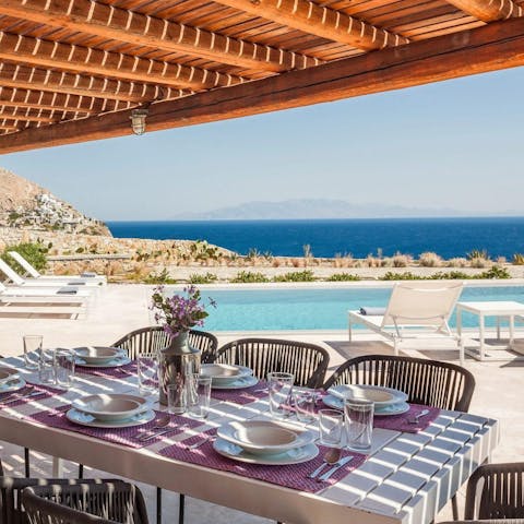 Light the barbecue and enjoy the simplicity of island living