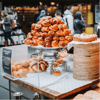 Grab breakfast from nearby Broadway weekend market
