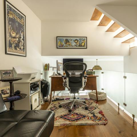 If you have to, work remotely on the mezzanine