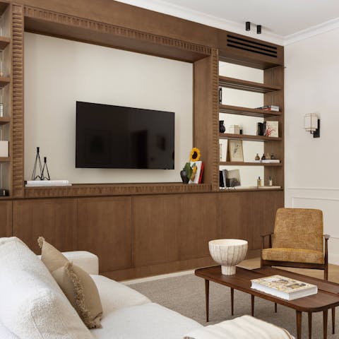 Make yourself at home in the sophisticated living space