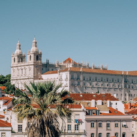 Stay in the beautiful historic neighbourhood of Alfama