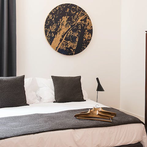 Fall into a deep sleep in the luxe, comfortable bedrooms