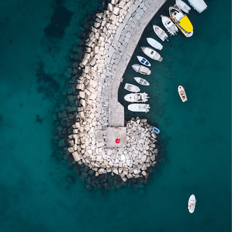 Explore Fažana, 500m away, or hop on a boat and visit the Brijuni Islands