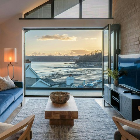 Unwind at home with incredible coastal views