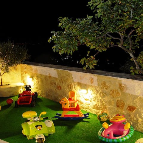 Let the kids have fun in the playground