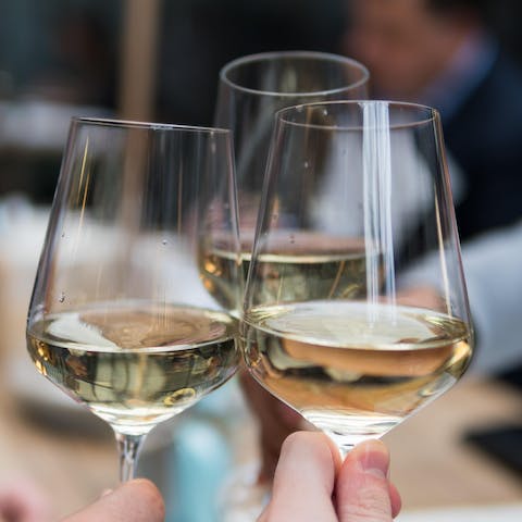 Go wine tasting – reachable in as little as seven minutes walking