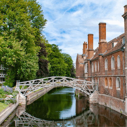 Hop in the car and head to Cambridge for a day trip – it's a forty-minute drive