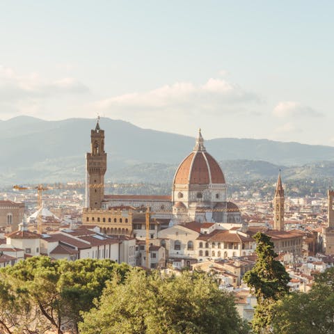 Visit the beautiful city of Florence and explore the nearby Piazza San Marco
