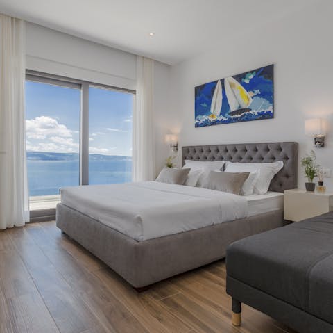 Arise each day to an amazing view from your bedroom window
