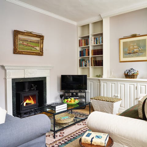 Cosy up by the log burner when the Oxfordshire weather turns cooler