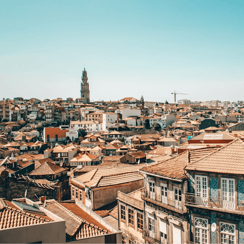 Get acquainted with Porto's thriving food and wine scene from your central location in the city
