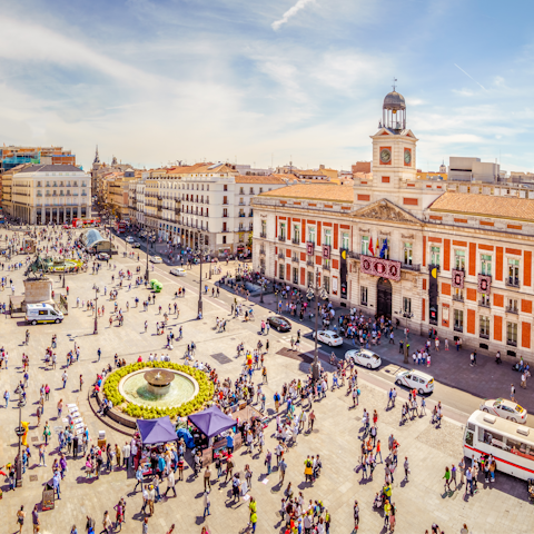 Stroll to the city's famous squares and admire the historic architecture