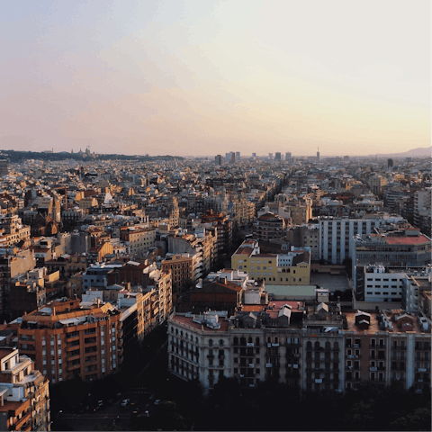 Stay in the stylish Eixample district, full of modernist architecture