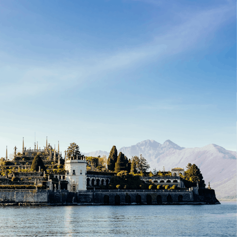 Explore the Borromean islands that sit on Lake Maggiore