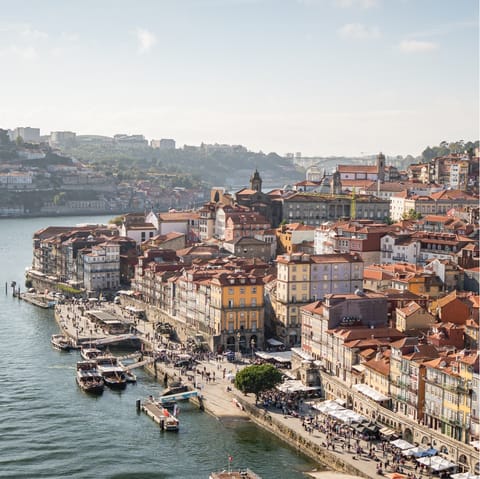 Stay in the Baixa district, near city's tourist hotspots