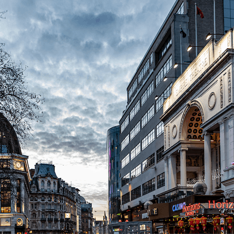Head to Leicester Square for an evening out in town