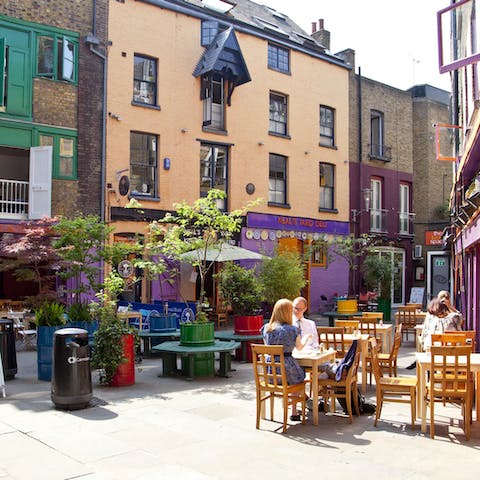 Shop in local boutiques and sit outside cute cafés