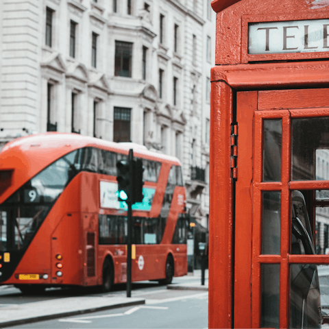 Hop on the train and arrive in London in just half an hour