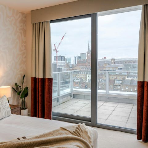 Wake up each day to London skyline views